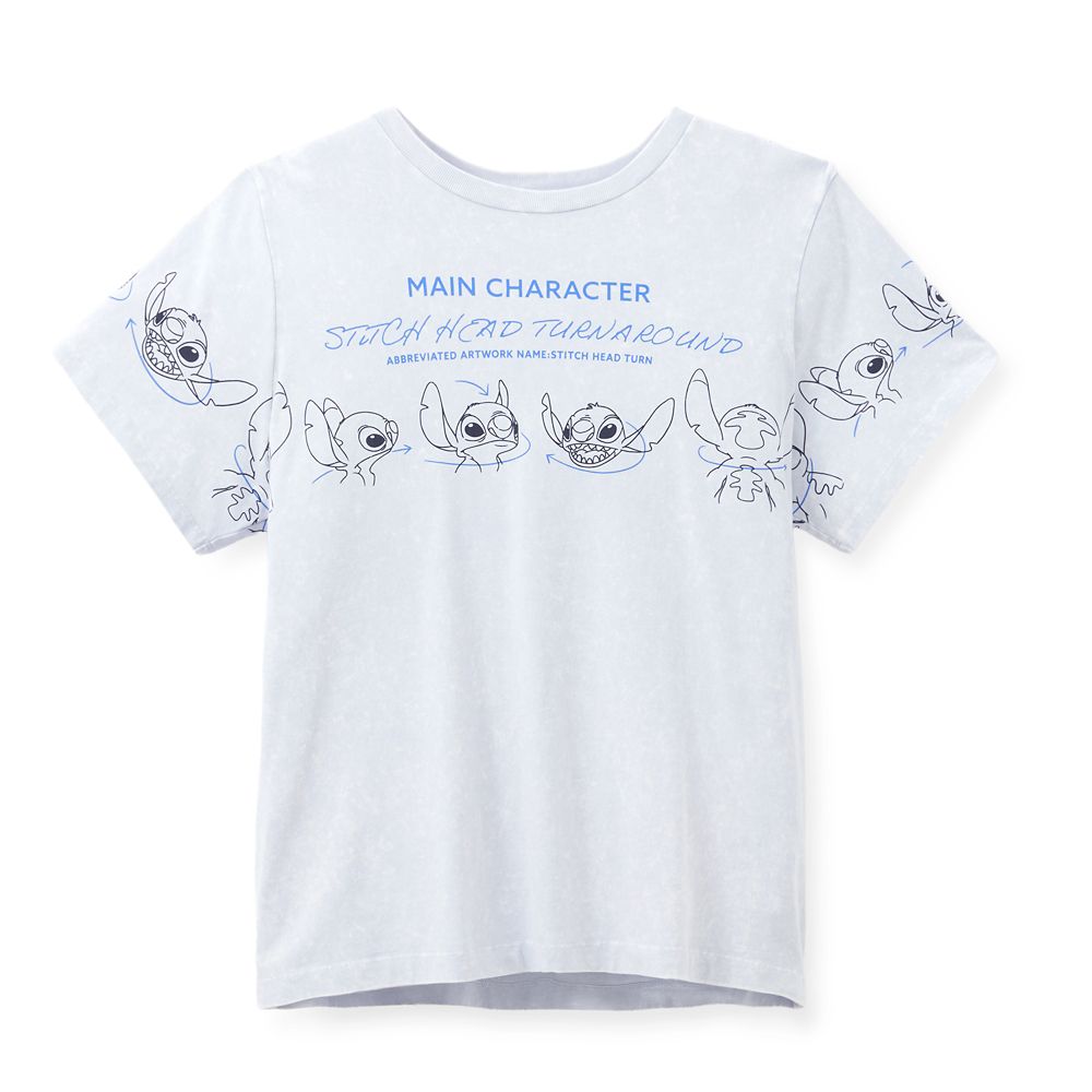 Stitch Model Sheet Fashion T-Shirt for Women &ndash; Lilo & Stitch