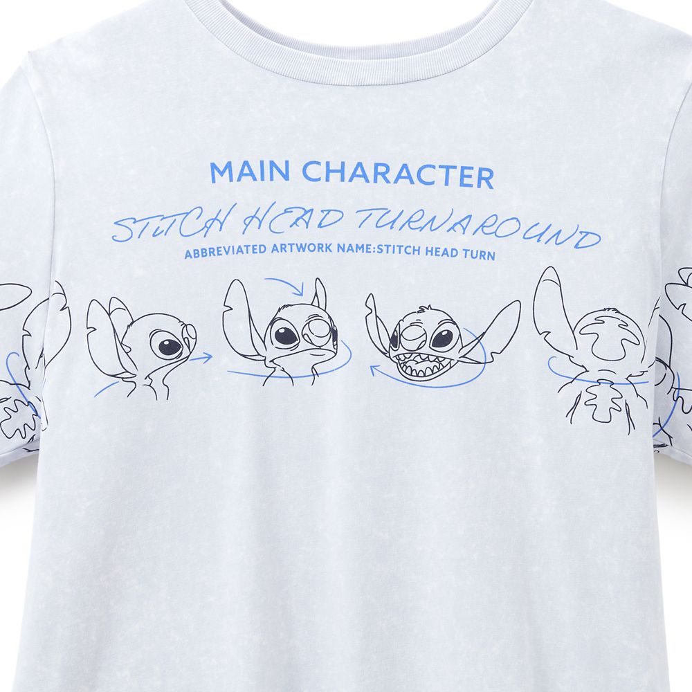 Stitch Model Sheet Fashion T-Shirt for Women &ndash; Lilo & Stitch