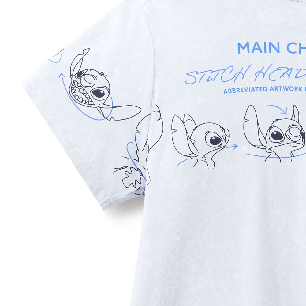 Stitch Model Sheet Fashion T-Shirt for Women &ndash; Lilo & Stitch