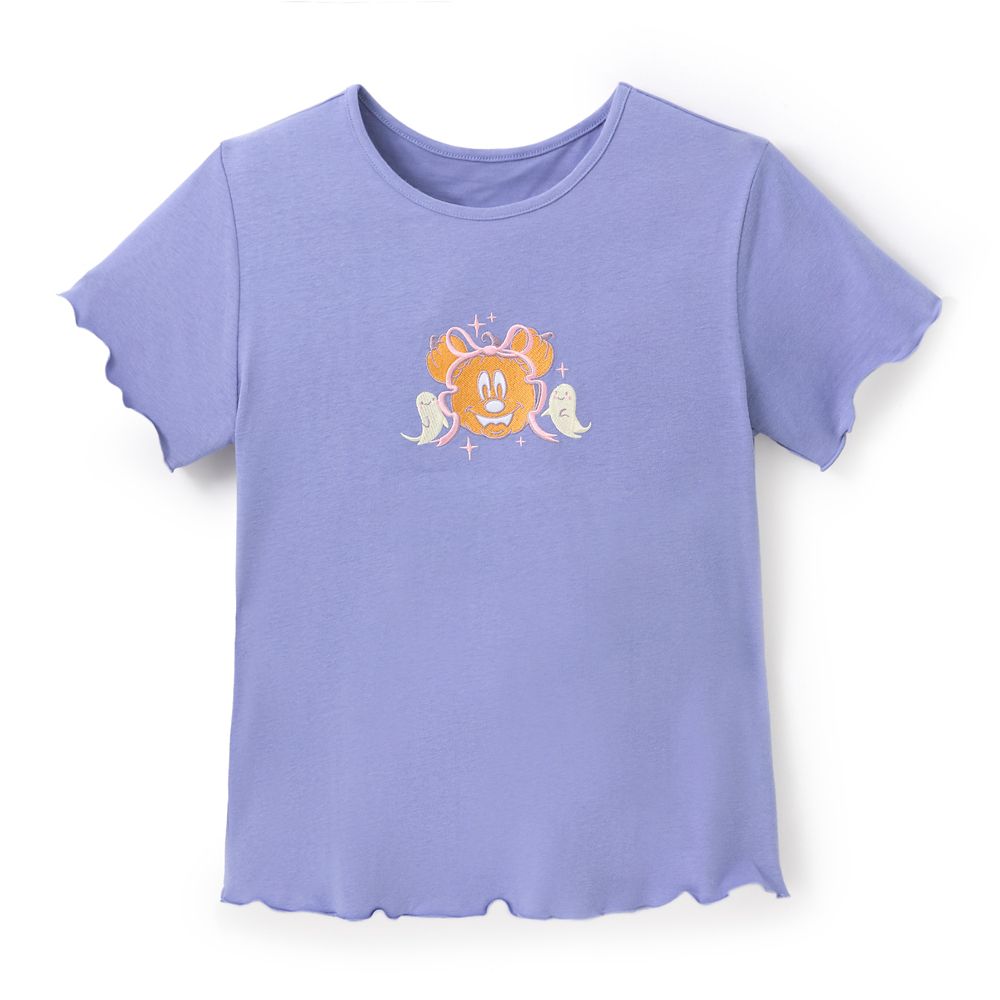 Minnie Mouse Jack-o'-Lantern Halloween Fashion T-Shirt for Women