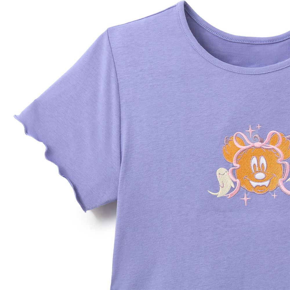 Minnie Mouse Jack-o'-Lantern Halloween Fashion T-Shirt for Women