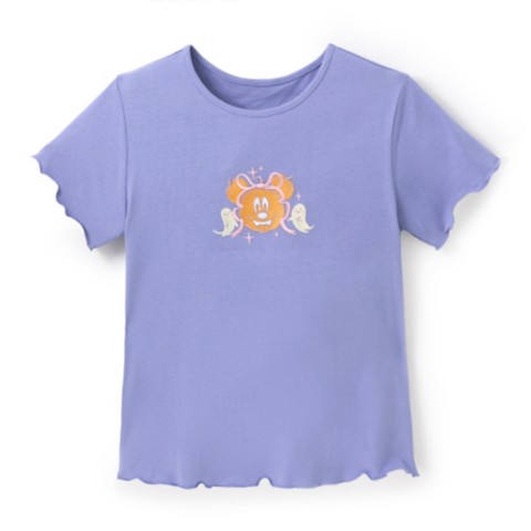 Женские футболки Disney Minnie Mouse Jack-o'-Lantern Halloween Fashion T-Shirt for Women