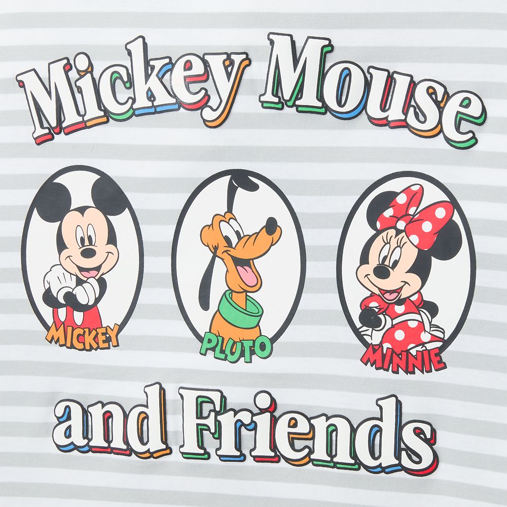 Mickey Mouse and Friends Striped Fashion Top for Women - Exclusive