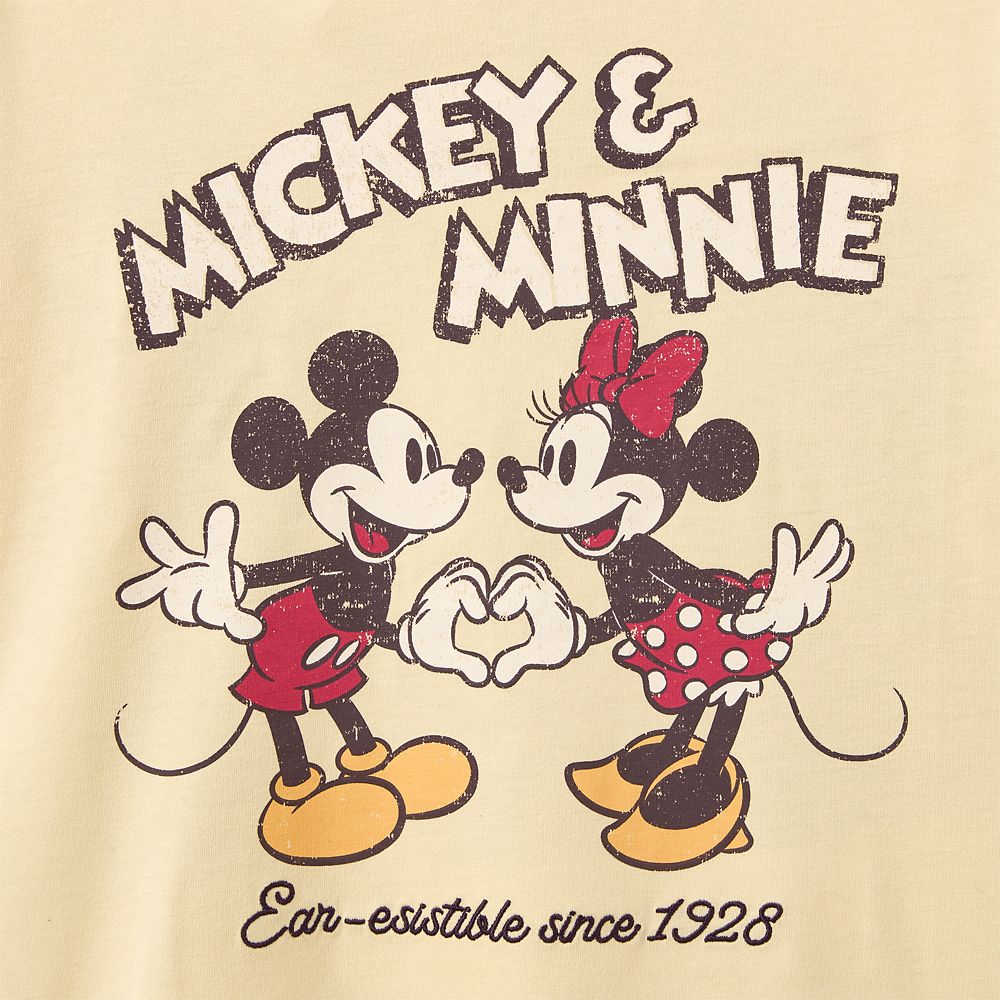 Mickey and Minnie Mouse ''Ear-esistible since 1928'' T-Shirt for Women
