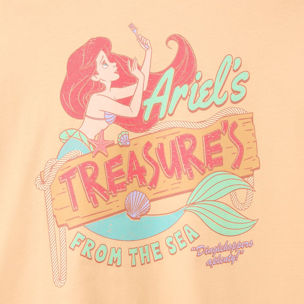 Ariel ''Treasure's From the Sea'' T-Shirt for Women &ndash; The Little Mermaid
