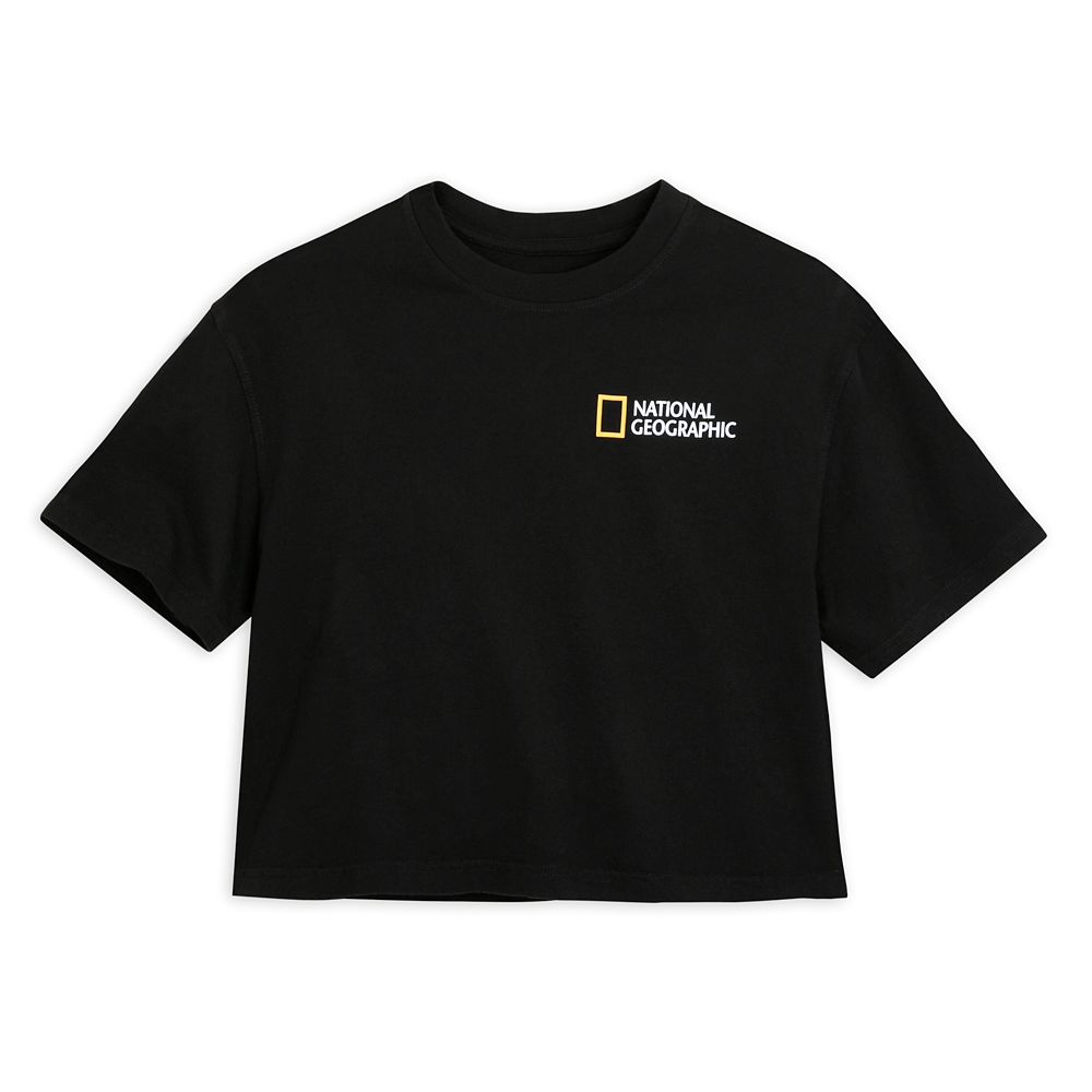 【NATIONAL GEOGRAPHIC】Women's Dryseal Graphic Crop T-Shirt National Geographic Women's Drysil Graphic Cropped Short