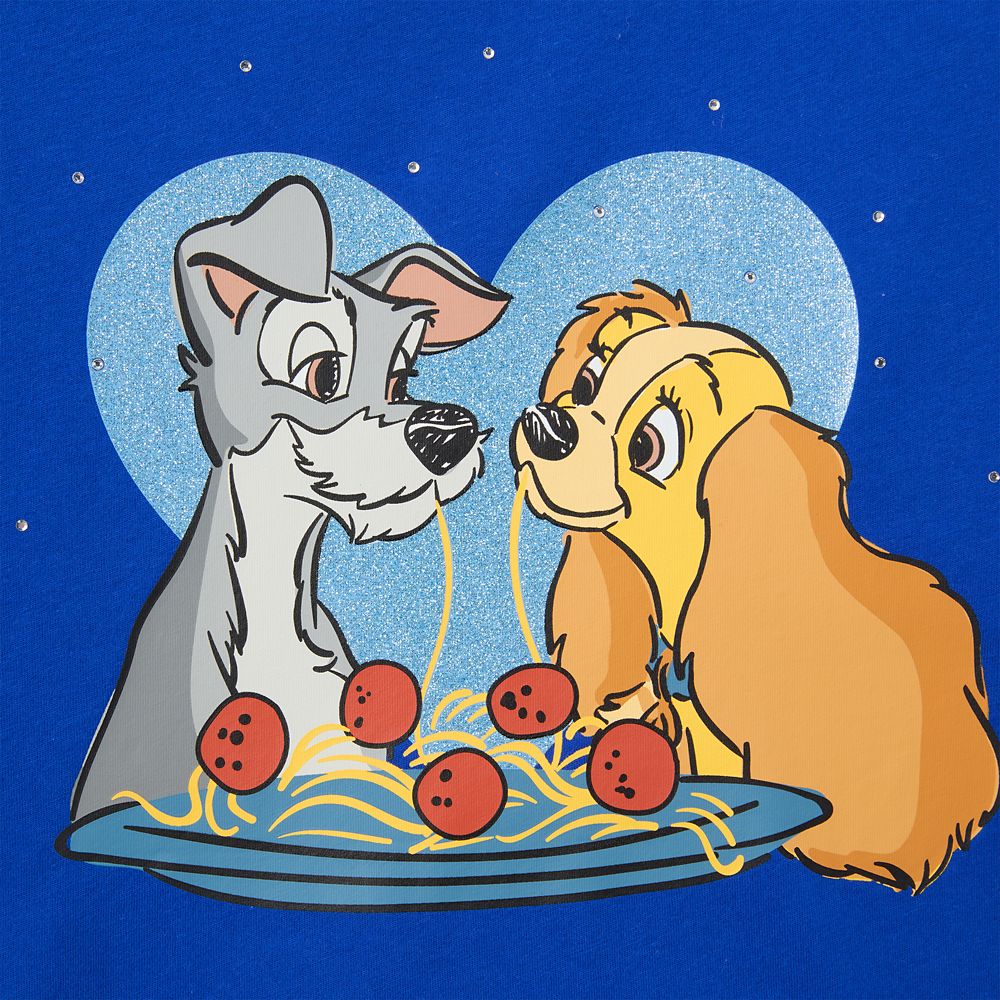 Lady and the Tramp 70th Anniversary T-Shirt for Women