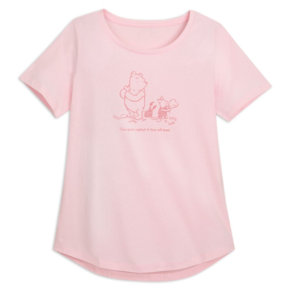 Winnie the Pooh and Piglet T-Shirt for Women