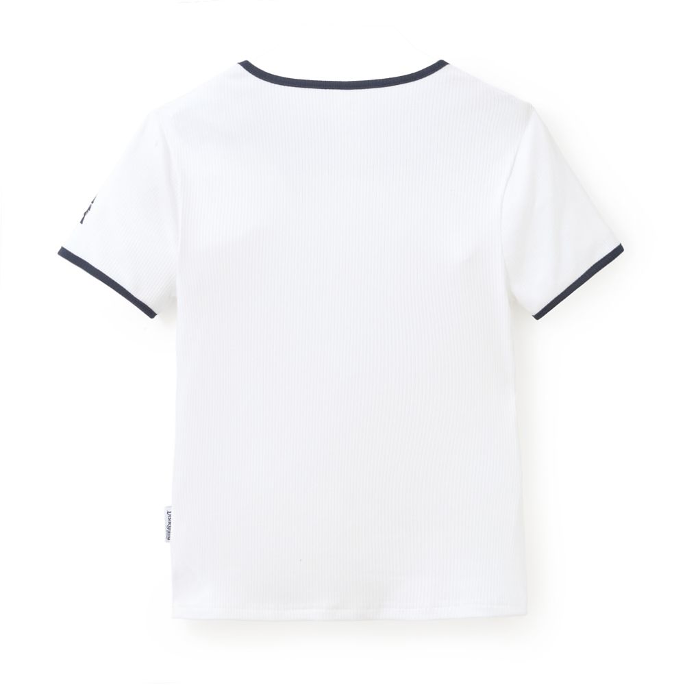 Disneyland ''D'' Logo Ribbed Ringer T-Shirt for Women
