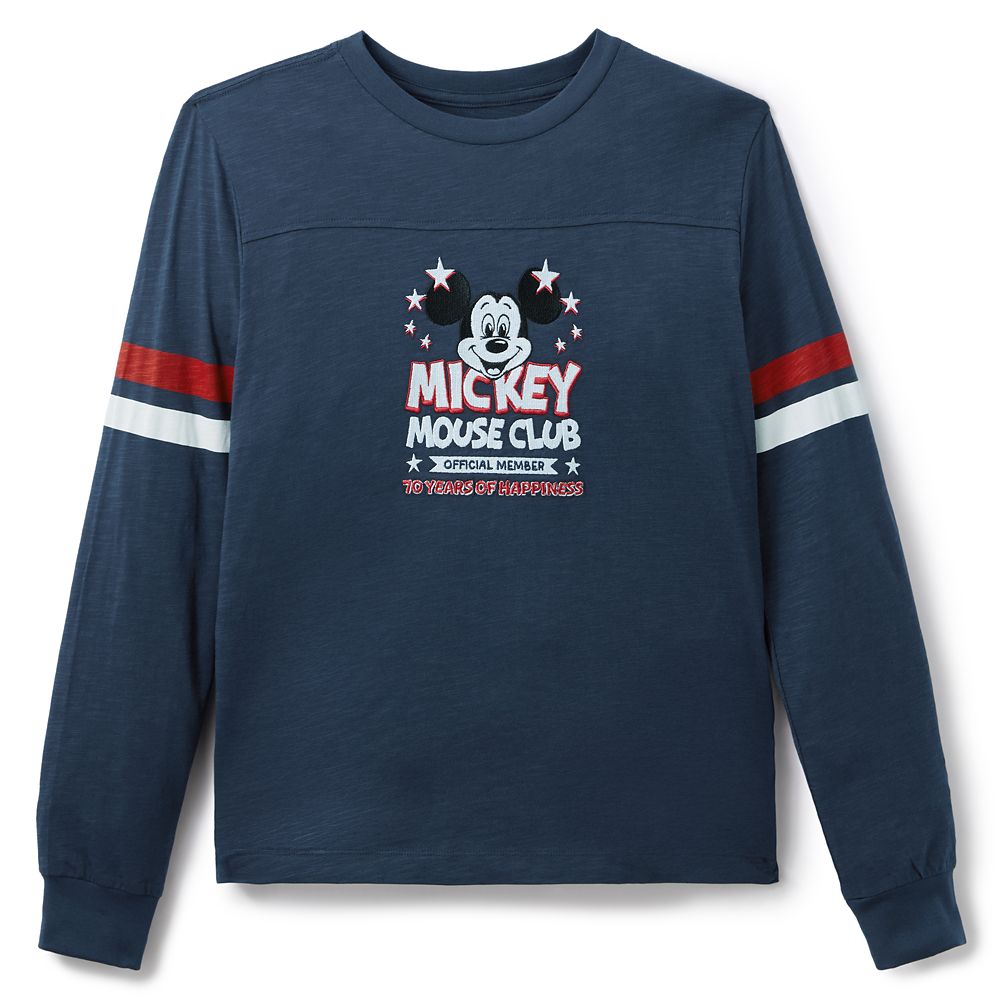 The Mickey Mouse Club 70th Anniversary Long Sleeve T-Shirt for Women Official shopDisney