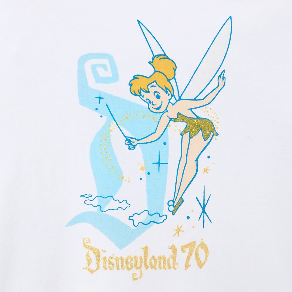 Tinker Bell T-Shirt for Women &ndash; Disneyland 70th Anniversary