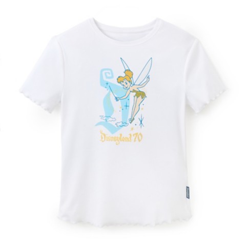 Женские футболки Disney Tinker Bell T-Shirt for Women – Disneyland 70th Anniversary