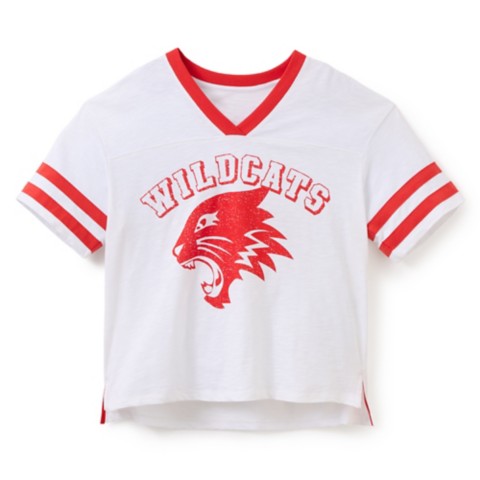 Женские футболки Disney Wildcats Football Jersey T-Shirt for Women – High School Musical 20th Anniversary