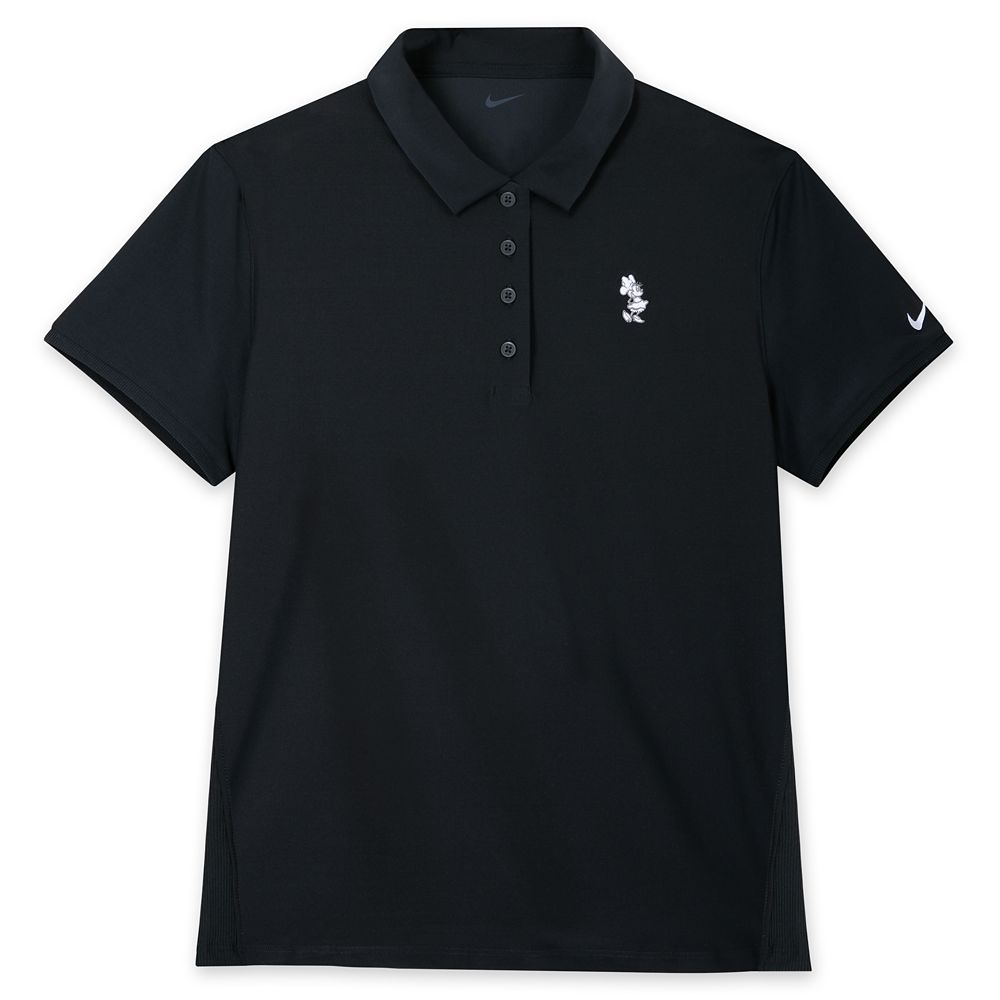 Minnie Mouse Victory Performance Polo Shirt for Women by Nike Golf  Black Official shopDisney