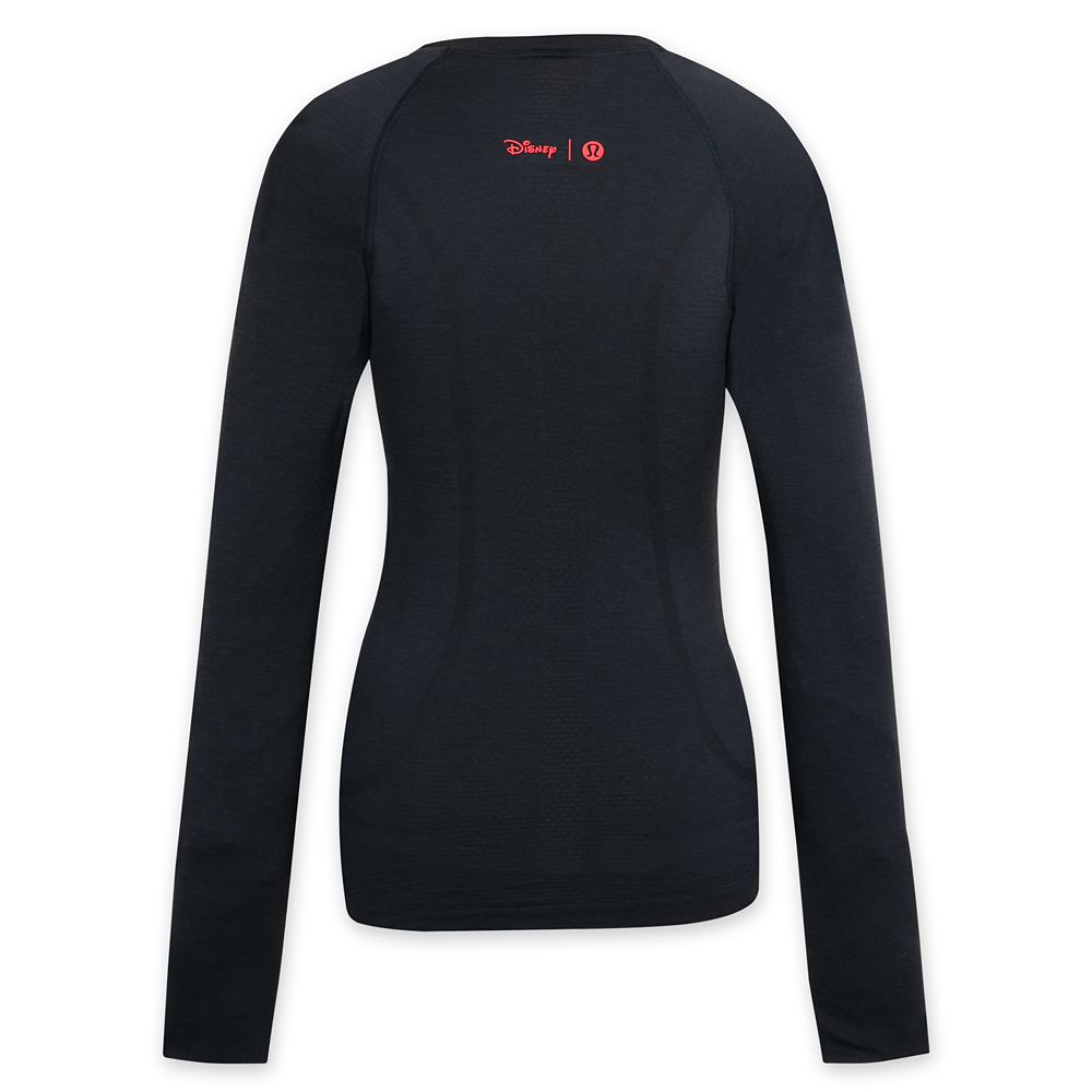 Mickey Mouse Icon Swiftly Tech Long Sleeve Shirt by lululemon - Black