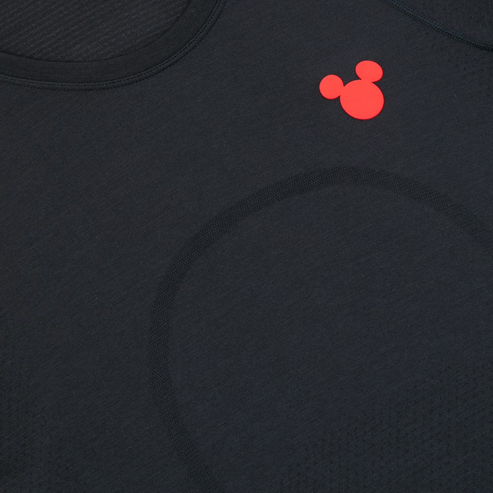 Mickey Mouse Icon Swiftly Tech Long Sleeve Shirt by lululemon - Black