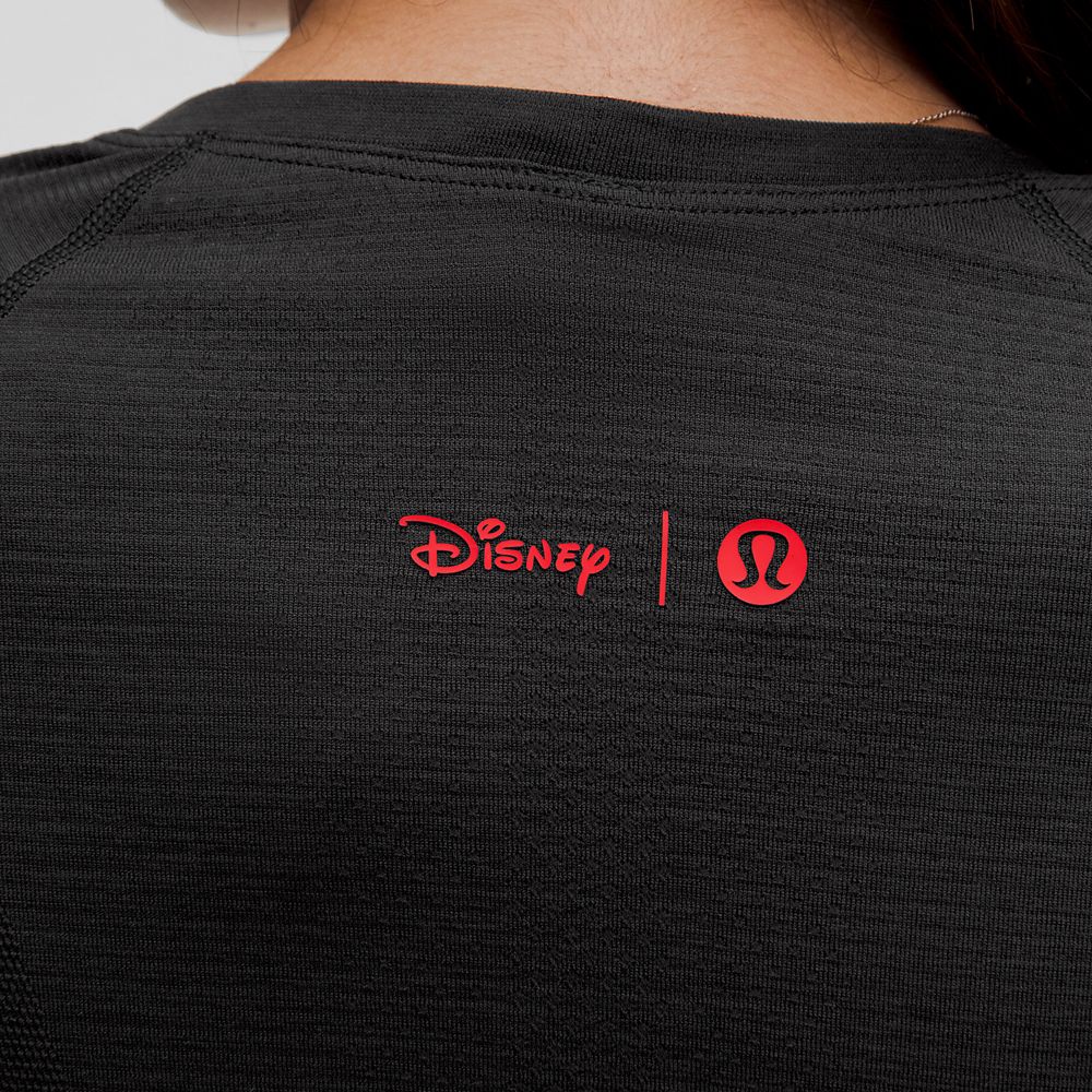 Mickey Mouse Icon Swiftly Tech Long Sleeve Shirt by lululemon - Black