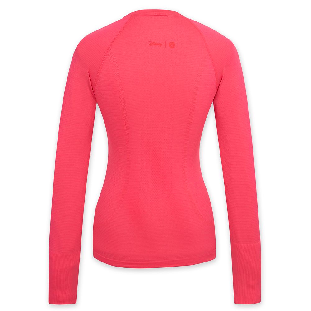 Mickey Mouse Icon Swiftly Tech Long Sleeve Shirt by lululemon - Pink
