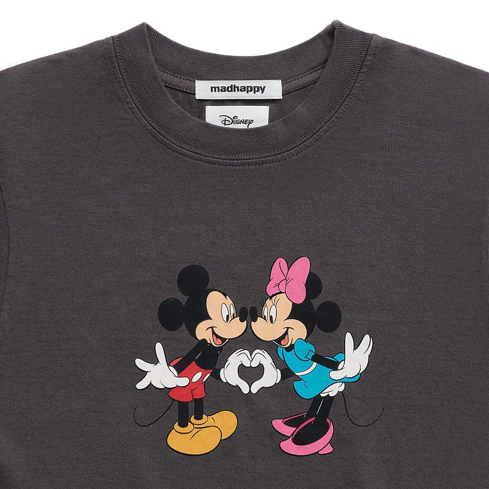 Mickey and Minnie Mouse Shrunken T-Shirt for Women by Madhappy