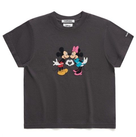 Женские футболки Madhappy Mickey and Minnie Mouse Shrunken T-Shirt for Women by
