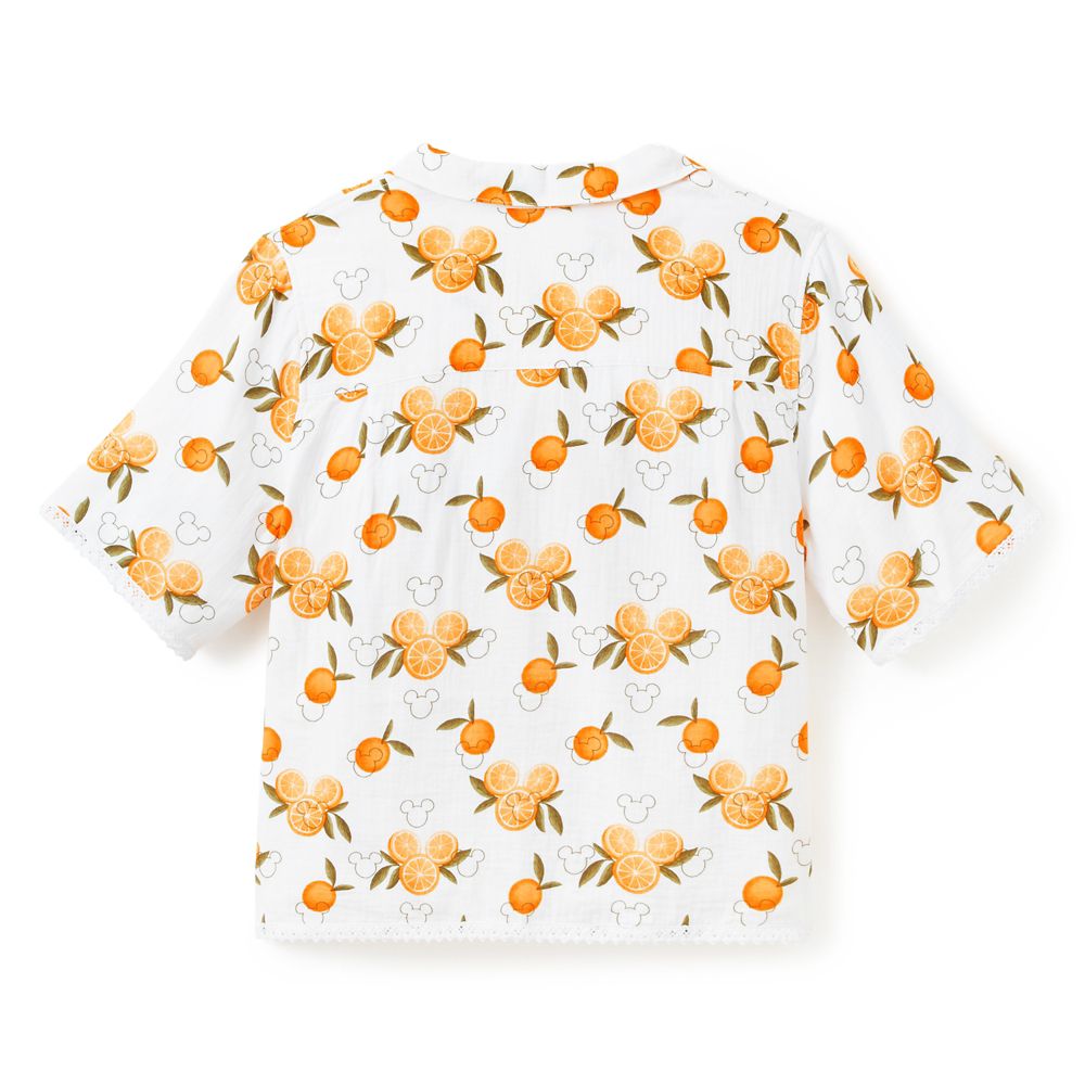 Mickey Mouse Icon Oranges Shirt for Women