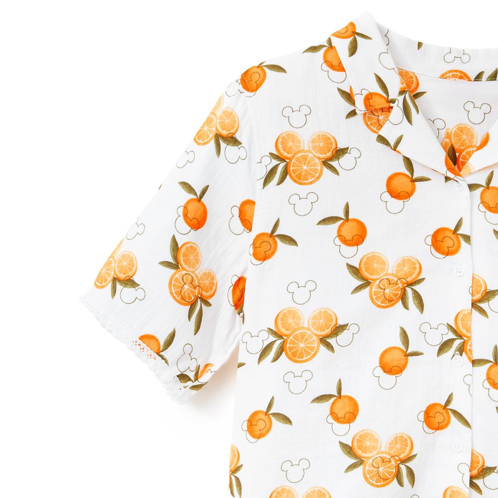 Mickey Mouse Icon Oranges Shirt for Women