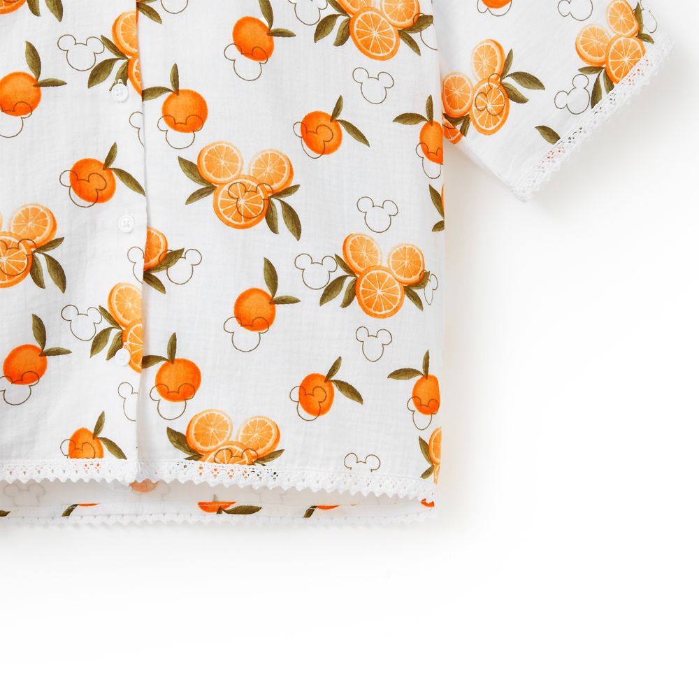 Mickey Mouse Icon Oranges Shirt for Women