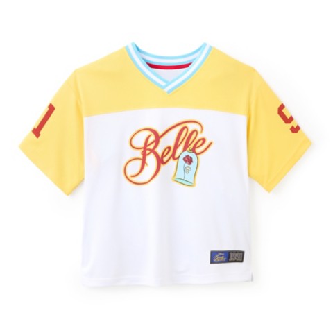 Женские топы Disney Belle Football Jersey for Women – Beauty and the Beast