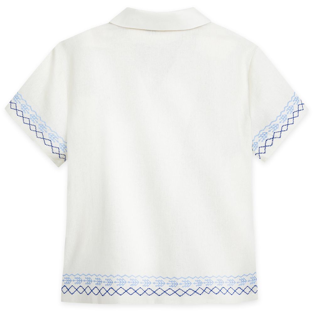 Minnie Mouse Icon Summer Fruits Woven Shirt for Women by Her Universe