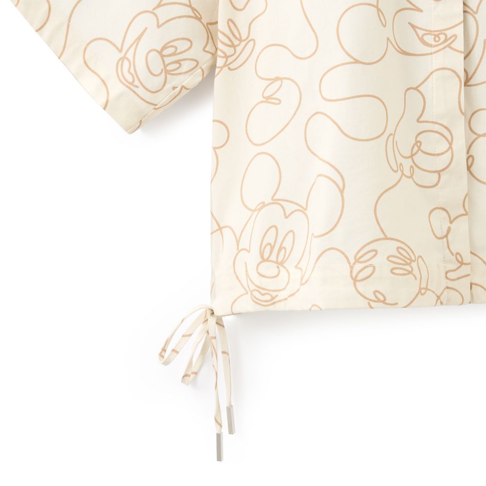 Mickey Mouse Button Down Short Sleeve Shirt for Adults by Her Universe