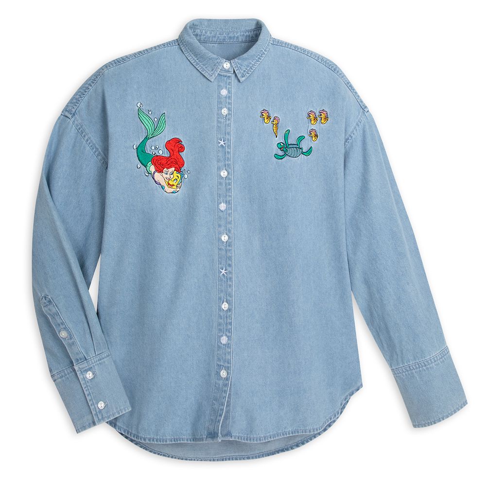 Ariel Denim Shirt for Women – The Little Mermaid