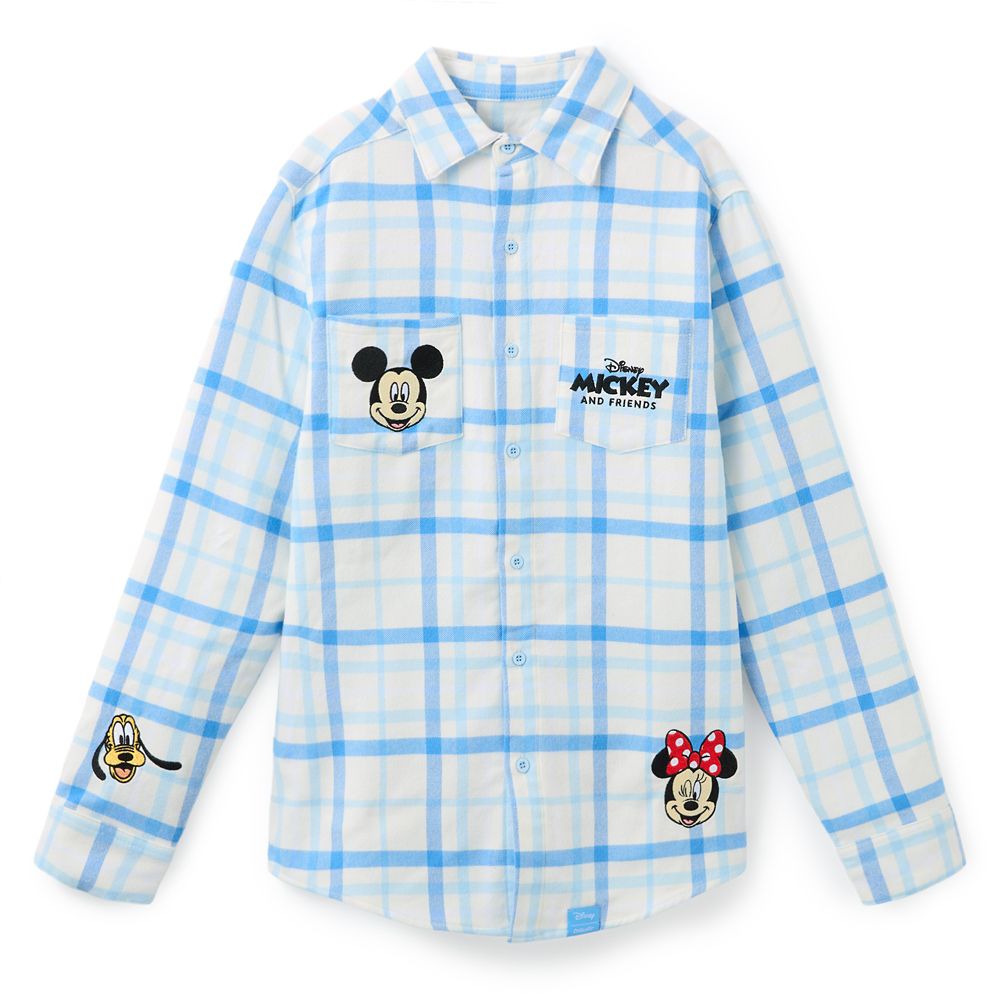 Mickey Mouse and Friends Flannel Shirt for Women by Cakeworthy &ndash; Exclusive