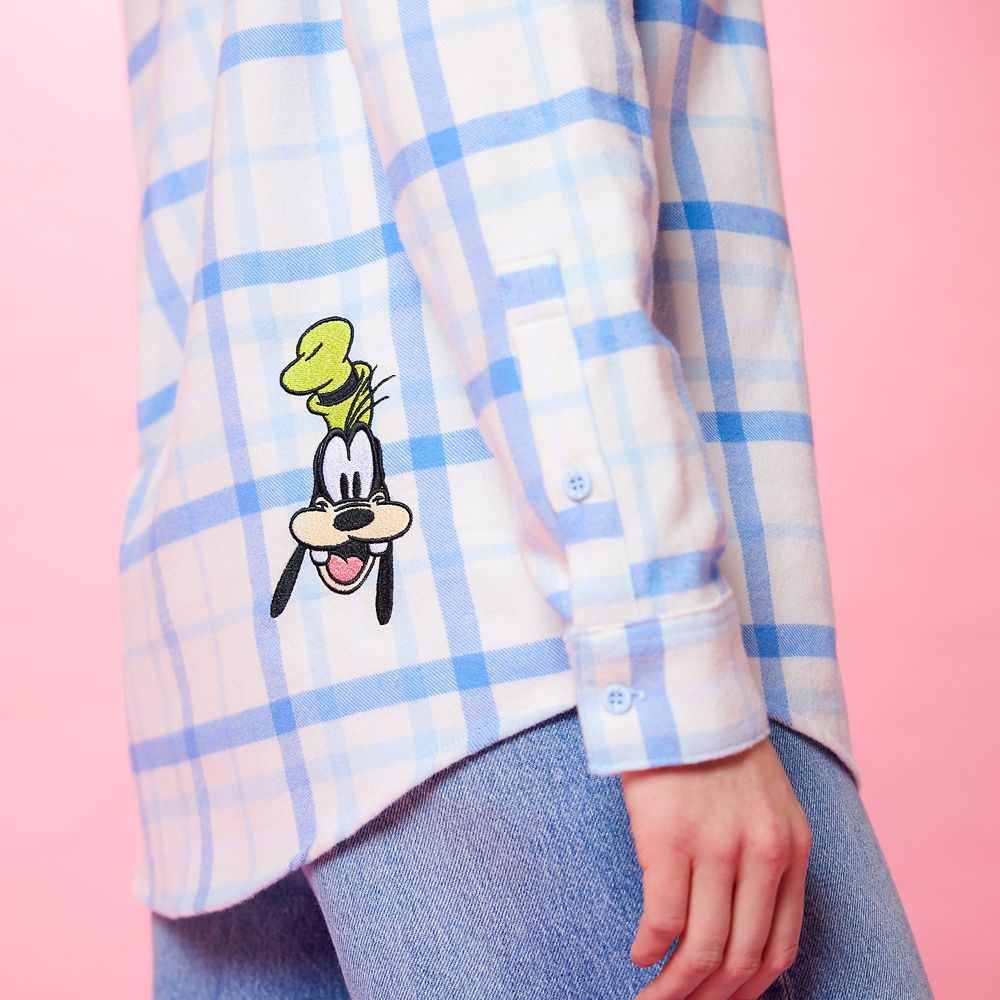 Mickey Mouse and Friends Flannel Shirt for Women by Cakeworthy &ndash; Exclusive