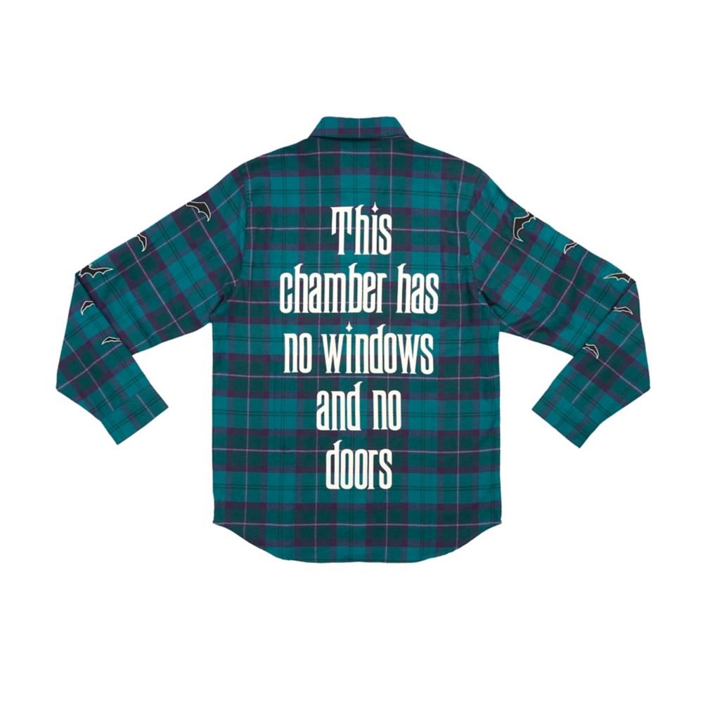 The Haunted Mansion Flannel Shirt for Adults by Cakeworthy &ndash; D23: The Ultimate Disney Fan Event