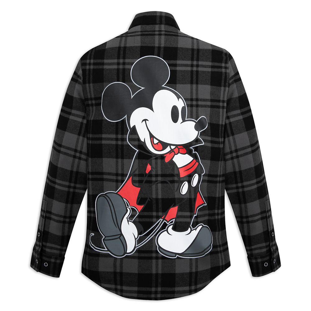 Mickey Mouse Halloween Flannel Shirt for Adults by Cakeworthy Disney Store