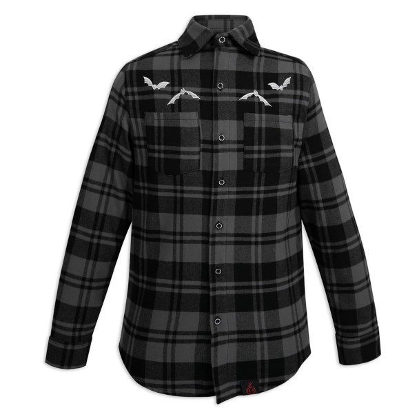 Mickey Mouse Halloween Flannel Shirt for Adults by Mickey Mouse Halloween Flannel Shirt for Adults by