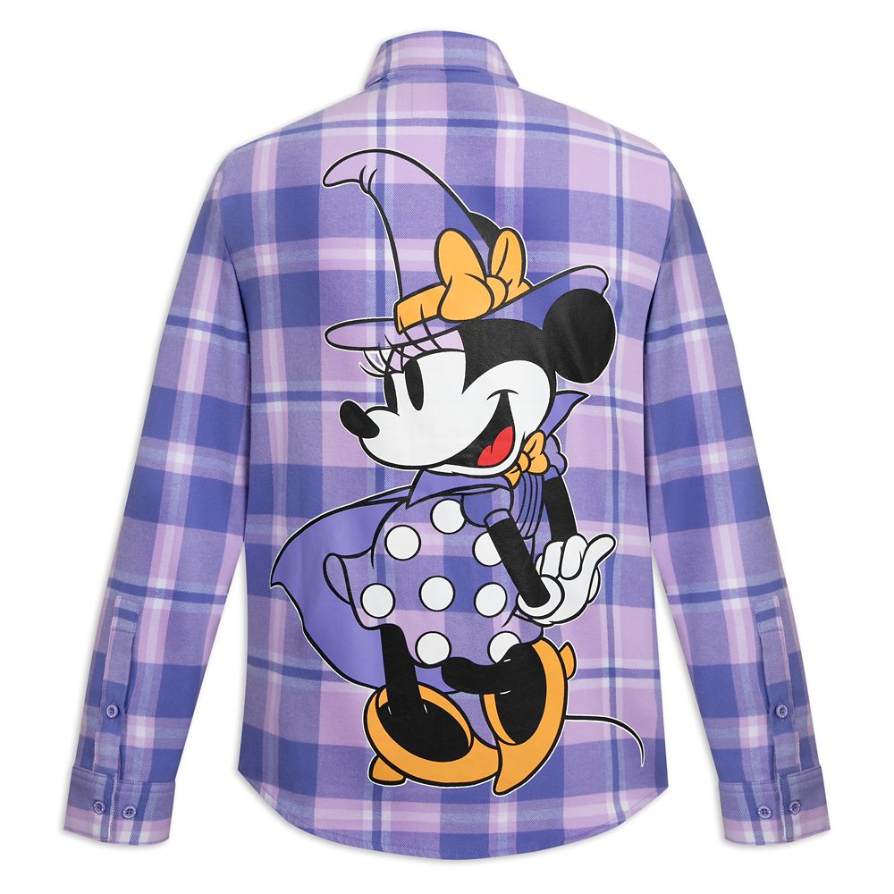 Minnie Mouse Halloween Flannel Shirt for Adults by Cakeworthy - Exclusive Official shopDisney