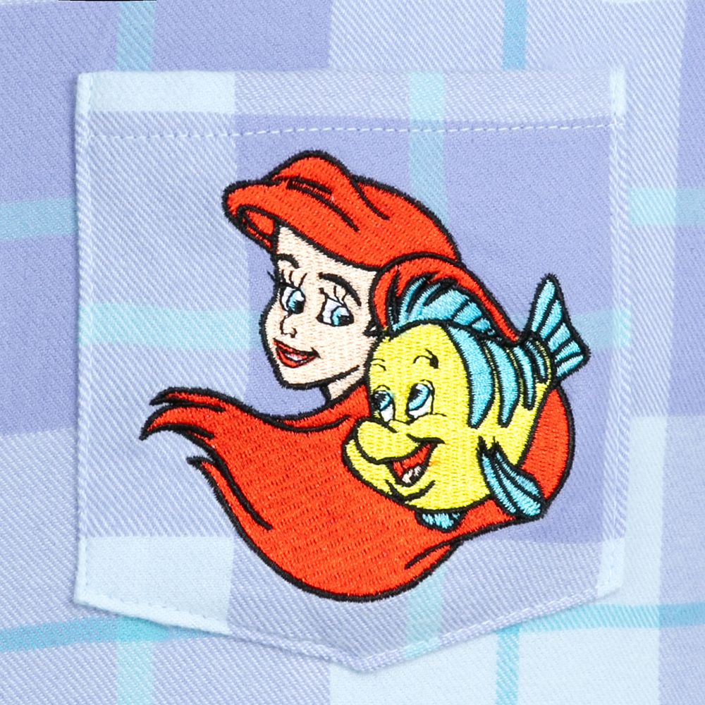 The Little Mermaid Flannel Shirt for Adults by Cakeworthy