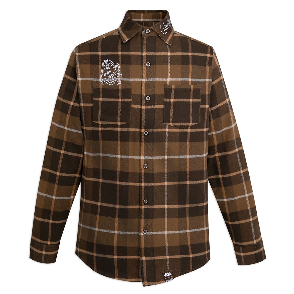 Chewbacca Flannel Shirt for Adults by Cakeworthy - Star Wars