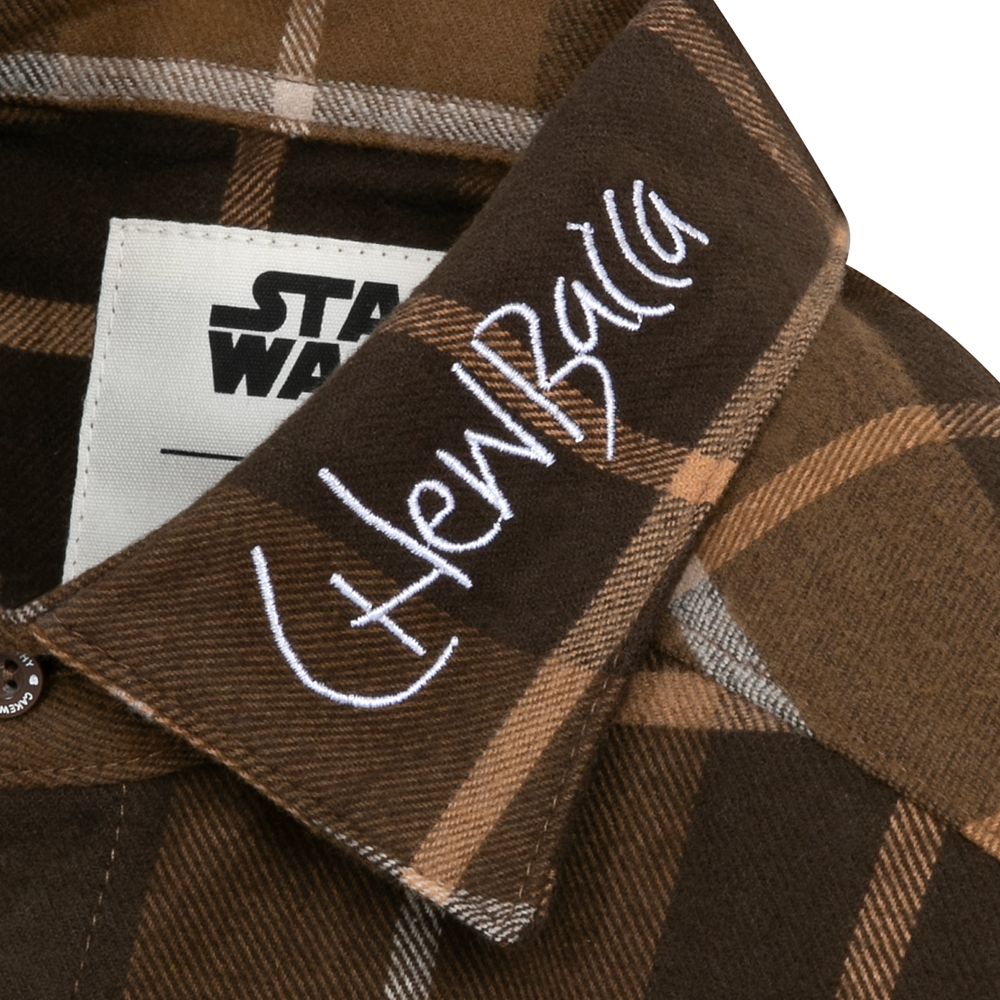 Chewbacca Flannel Shirt for Adults by Cakeworthy - Star Wars