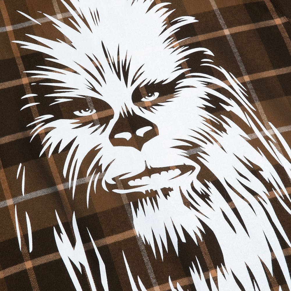 Chewbacca Flannel Shirt for Adults by Cakeworthy - Star Wars