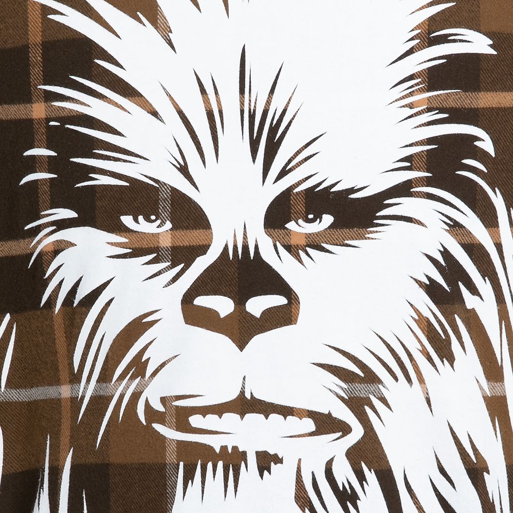 Chewbacca Flannel Shirt for Adults by Cakeworthy - Star Wars