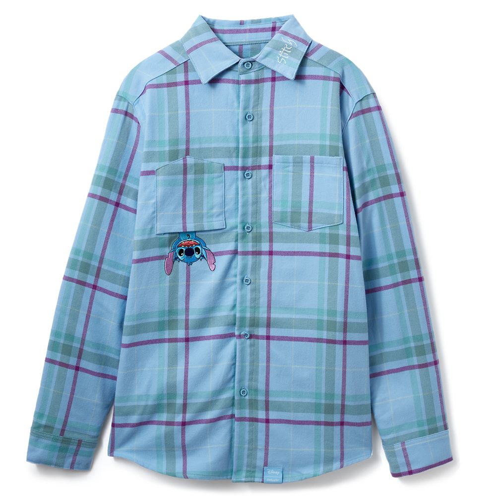 Stitch Flannel Shirt for Adults by Cakeworthy – Lilo & Stitch