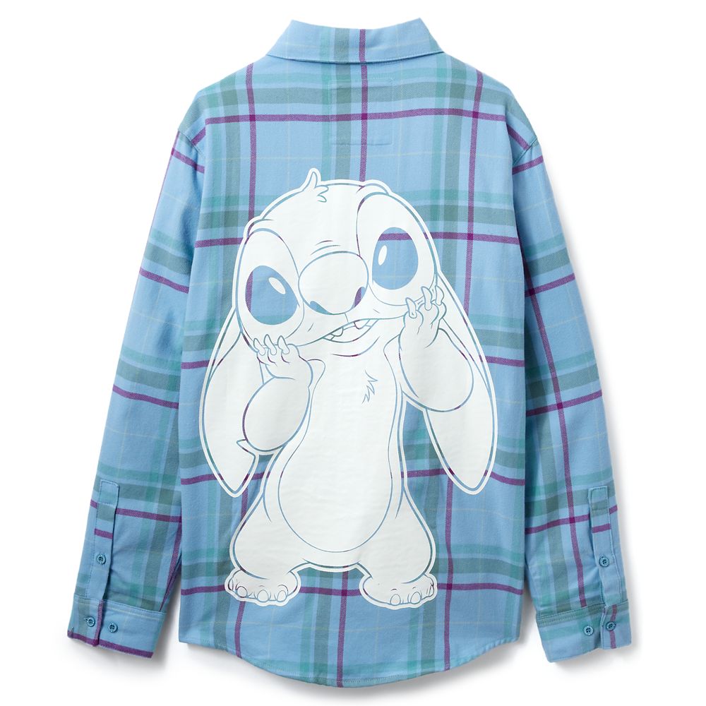 Stitch Flannel Shirt for Adults by Cakeworthy &ndash; Lilo & Stitch