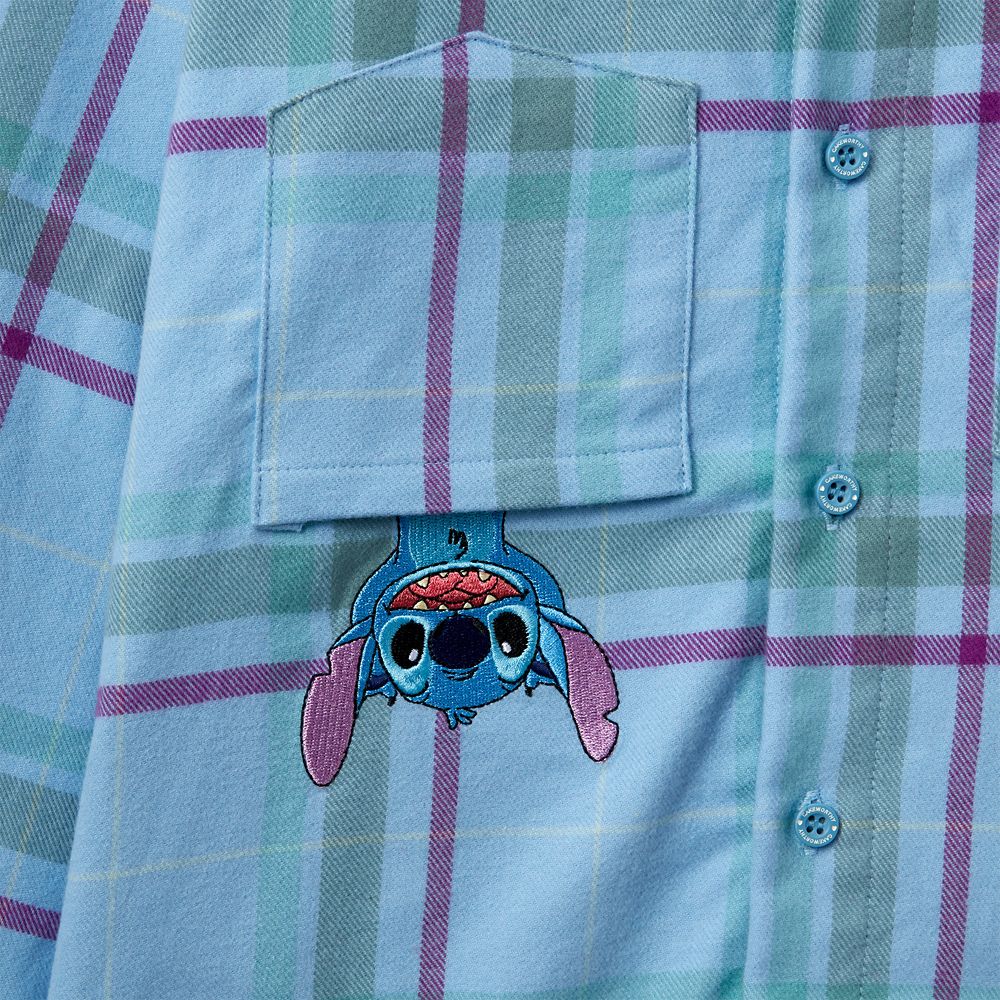 Stitch Flannel Shirt for Adults by Cakeworthy &ndash; Lilo & Stitch