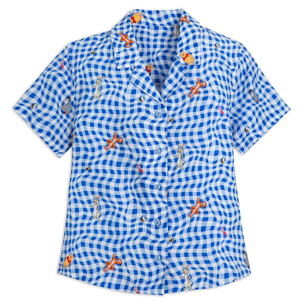 Winnie the Pooh and Pals Woven Shirt for Women Official shopDisney