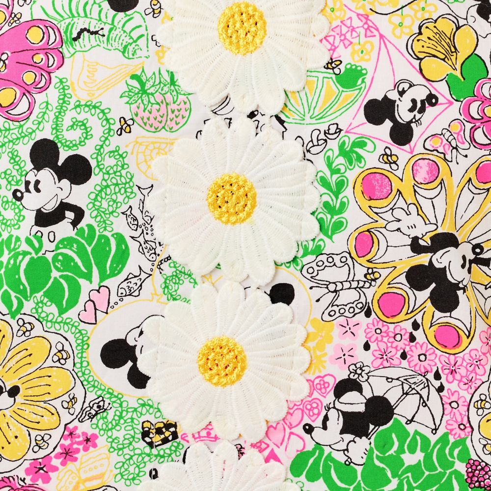 Mickey and Minnie Mouse Sleeveless Crop Top by Lilly Pulitzer &ndash; Disney Parks