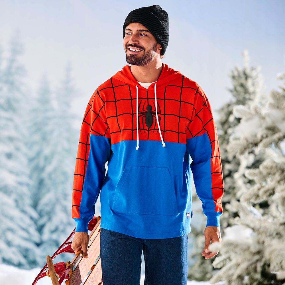 Spider-Man Spirit Jersey Pullover Hoodie for Adults