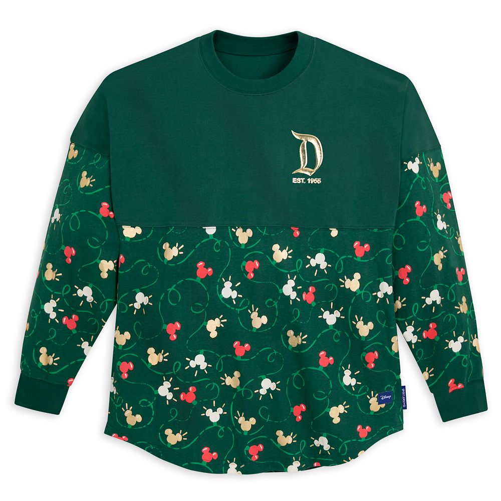 Mickey Mouse Icon Holiday Spirit Jersey for Adults Disneyland Disney Store Holiday Shop
