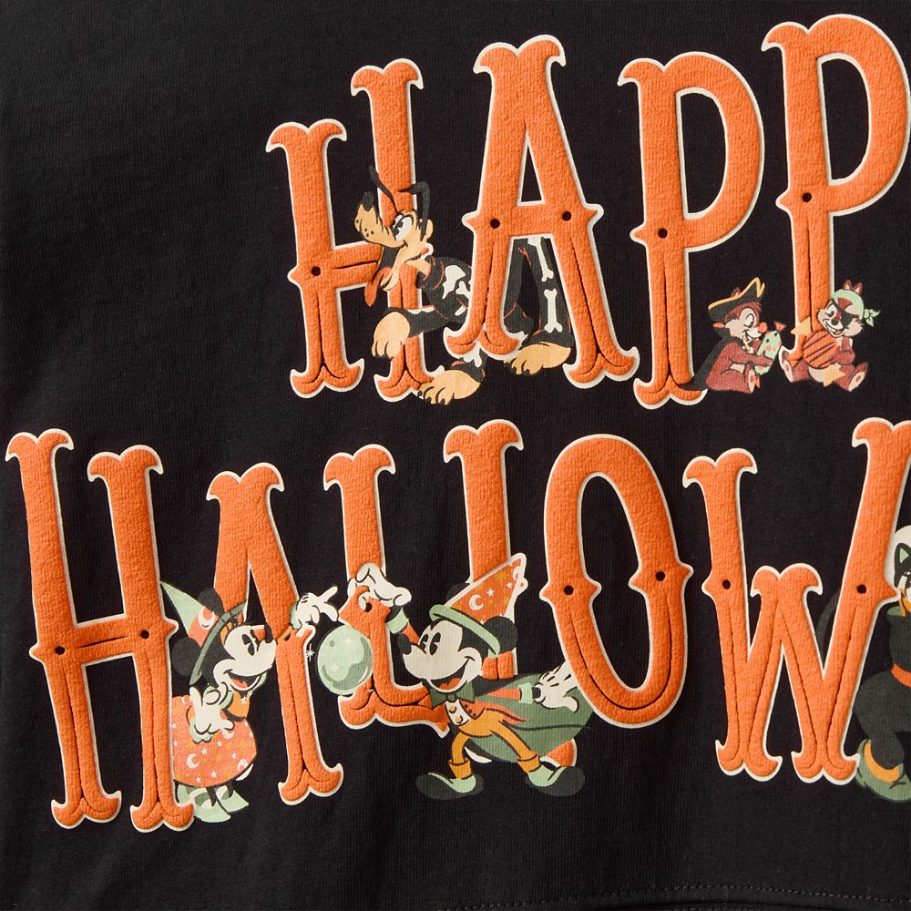 XLサイズSpirit Jersey ハロウィーンミッキー＆フレンズ長袖Tシャツ Mickey Mouse and Friends Halloween Spirit Jersey for Adults